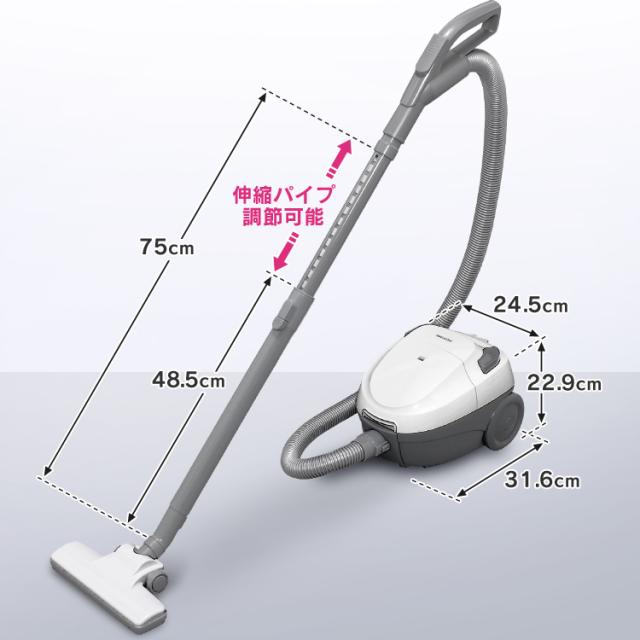 掃除機 クリーナー 紙パック 紙パック式 紙パッククリーナー Ic B102 W 軽量 軽い コンパクト ノズル 掃除 そうじ ハイパワー フィルターの通販はau Pay マーケット アイリスプラザ Au Payマーケット店