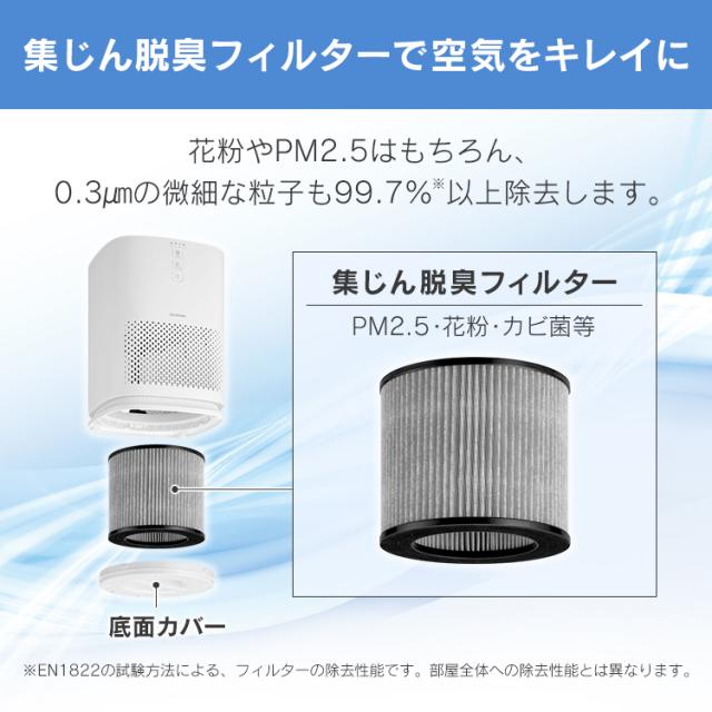 【新品・未開封】アイリスオーヤマ 空気清浄機10畳 IAP-A25-W 空気清浄機 10畳 IAP-A25-W ホワイト0.1
