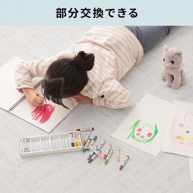 ジョイントマット 54枚 セット 木目調 32cm×32cm 3畳 厚さ1cm 防音 丸洗いOK JTM-32 WOD 9枚×6 ラグ ラグマット 連結マット ジョイント式 騒音防止 断熱 フローリングカーペット フロアマット カーペット マット リビングマット アイリスオーヤマ 送料無料 【int】
