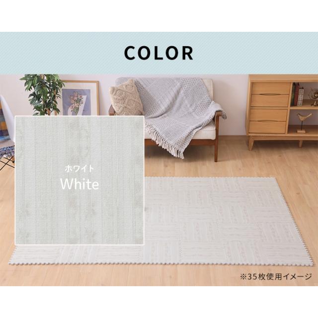 ジョイントマット 54枚 セット 木目調 32cm×32cm 3畳 厚さ1cm 防音 丸洗いOK JTM-32 WOD 9枚×6 ラグ ラグマット 連結マット ジョイント式 騒音防止 断熱 フローリングカーペット フロアマット カーペット マット リビングマット アイリスオーヤマ 送料無料 【int】