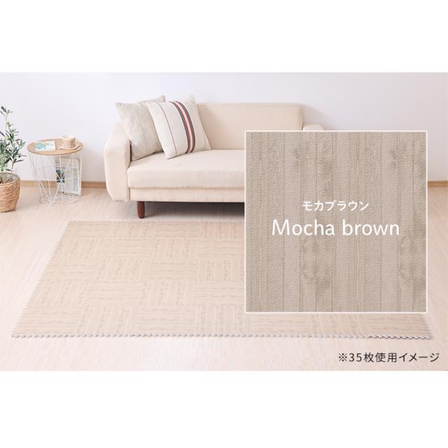 ジョイントマット 54枚 セット 木目調 32cm×32cm 3畳 厚さ1cm 防音 丸洗いOK JTM-32 WOD 9枚×6 ラグ ラグマット 連結マット ジョイント式 騒音防止 断熱 フローリングカーペット フロアマット カーペット マット リビングマット アイリスオーヤマ 送料無料 【int】