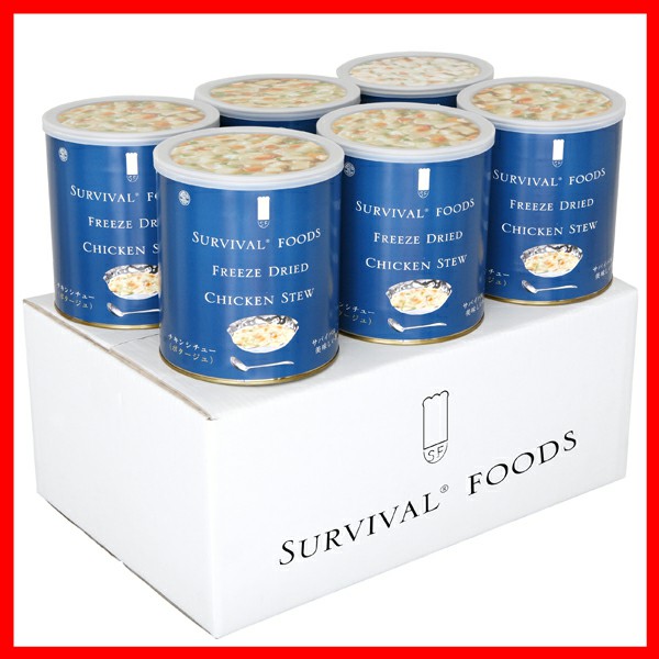 サバイバルフーズ チキンシチュー 6缶セット 大缶 プラザセレクト 送料無料