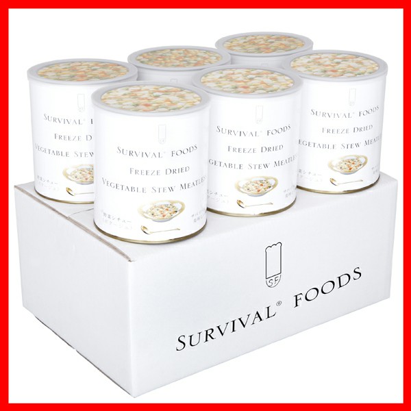 サバイバルフーズ シチュー 6缶セット サバイバルフーズ [大缶]チキンシチューのファミリーセット（6缶