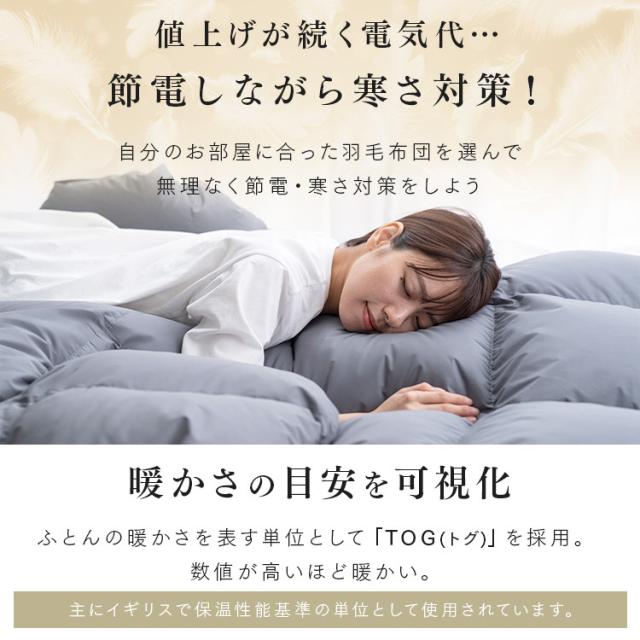 羽毛布団 ダブル 羽毛掛け布団 ホワイトダックダウン WDD85%1.4kg 無地 ダブル 掛け布団 掛布団 羽毛布団 羽毛 布団 ホワイトダックダウン ダウン ダブル 暖かい ふんわり おしゃれ 無地 D 送料無料_4