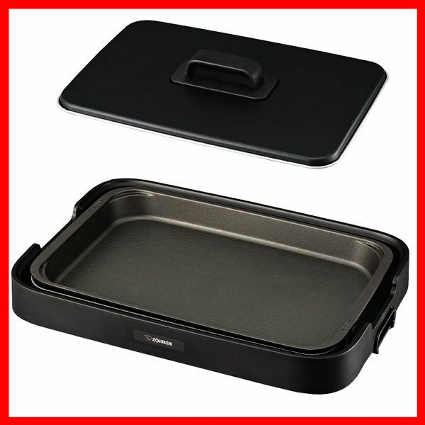 象印 ホットプレート ブラック EA-KA10-BA 象印 ホットプレート 深型プレート 深型 すき焼き EA-KA10 パエリア ZOJIRUSHI パスタ eaka10 送料無料