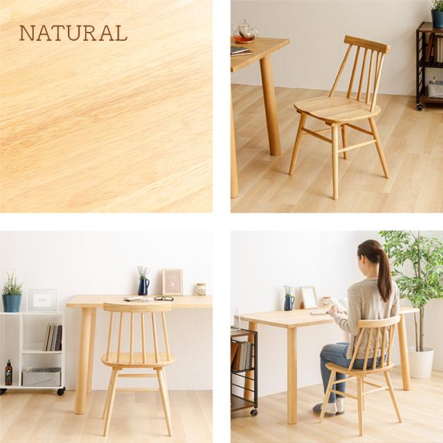 チェア 椅子 ウィンザーチェア 2脚セット 全2色 椅子 デザインチェア 2組セット 北欧 ナチュラル ヴィンテージ調 耐荷重100kg 天然木 ダイニングチェア デスクチェア 送料無料 【int】_2