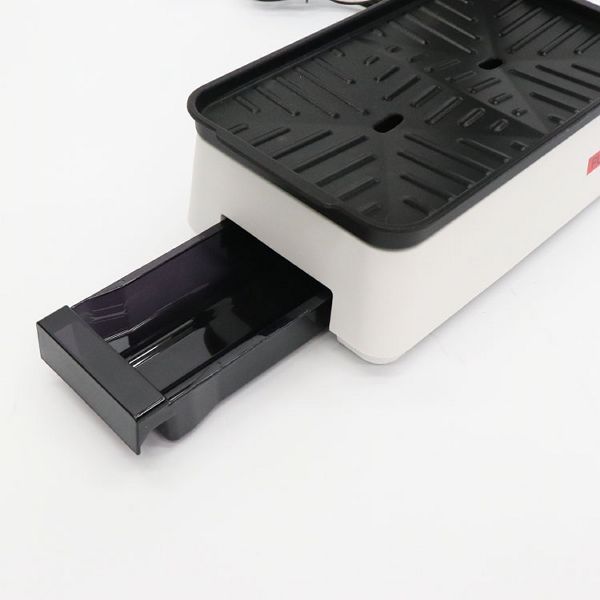 無煙調理器 ホットプレート 煙が出ない ダイヤル式コンパクト無煙調理器 HTG-375 無煙調理器 ホットプレート 煙が出ない コンパクト調理器 焼き肉 焼肉 家電調理 ロースター 調理器 おひとり様家電 自宅 バーベキュー 送料無料_7