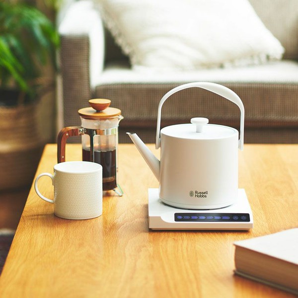 ケトル ラッセルホブス Russell Hobbs 電気ケトル 温度調節 0.6L TKettle Black Tケトル 正規販売店 7106JP-BK   ラッセルホブス russell hobbs 電気ケトル イギリス おしゃれ かっこいい 新生活 ギフト 贈り物 送料無料