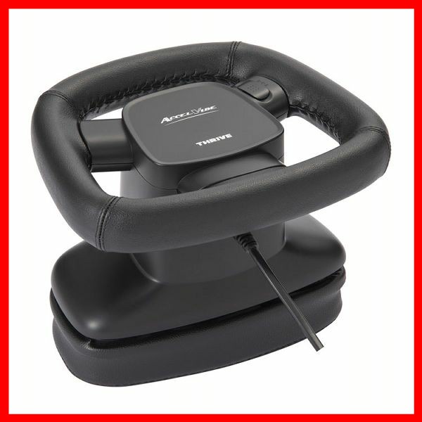 マッサージ ハンディ ハンディマッサージャー ブラック MD-7310 スライヴ THRIVE マッサージャー マッサージ器 首 肩 腰 背中 広範囲 ハンディ 送料無料