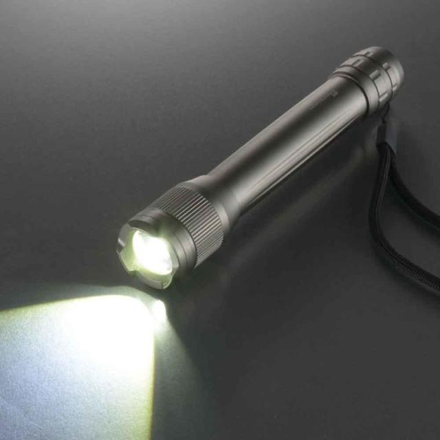 LEDズームライト 350lm LHA-Z35C5 オーム電機 懐中ライト 懐中電灯