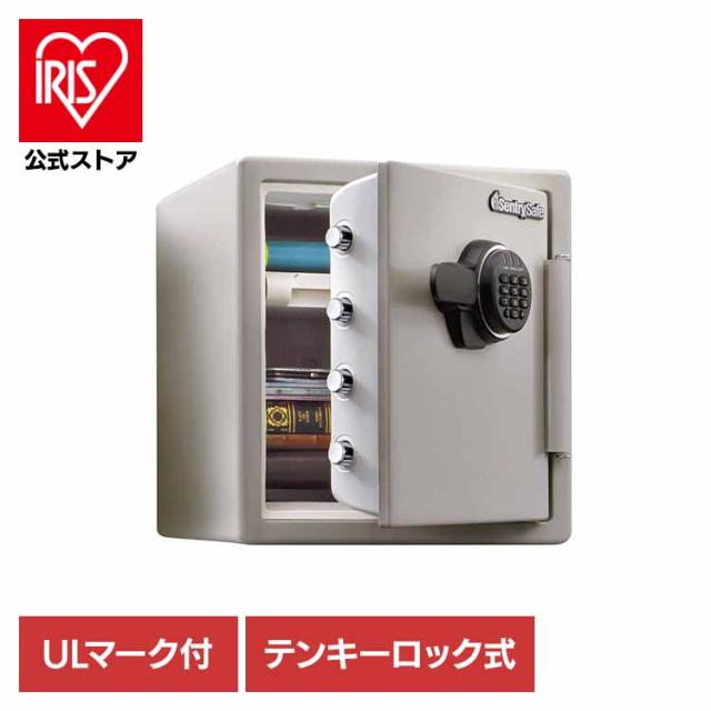 金庫 家庭用 耐火 A4対応 33.6L テンキー式 ドア裏収納 会社 貴重品 書類 CD DVD 耐火金庫 据置型金庫 セントリー JF123ET * (TD) (代引不可)