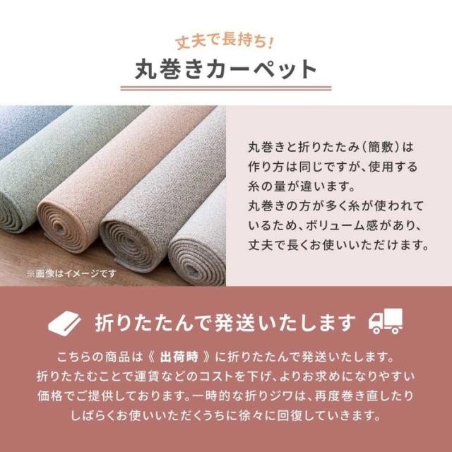 カーペット ラグマット ホットカーペット対応 リビング フローリング 柔らかパイルの抗菌カーペット　シエロ　江戸間10畳 600094590 [代引不可] カーペット ラグマット 絨毯 江戸間 抗菌 防臭 ホットカーペット対応 リビング フローリング 送料無料_6