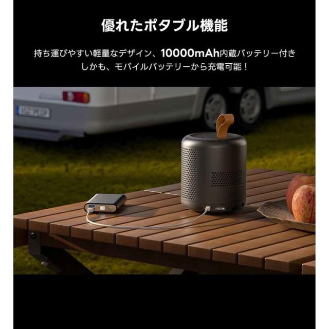 プロジェクター ポータブルプロジェクター 超コンパクト DLPプロジェクター 小型プロジェクター プロジェクター Dolphin ダークグレー ETOE プロジェクター ポータブルプロジェクター 超コンパクト DLP 小型 高性能 ETOE Dophin Google TV搭載 家庭用 ホーム_7