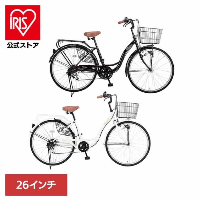 自転車 軽快車 リング錠・オートライトライト装備 フロントバスケット
