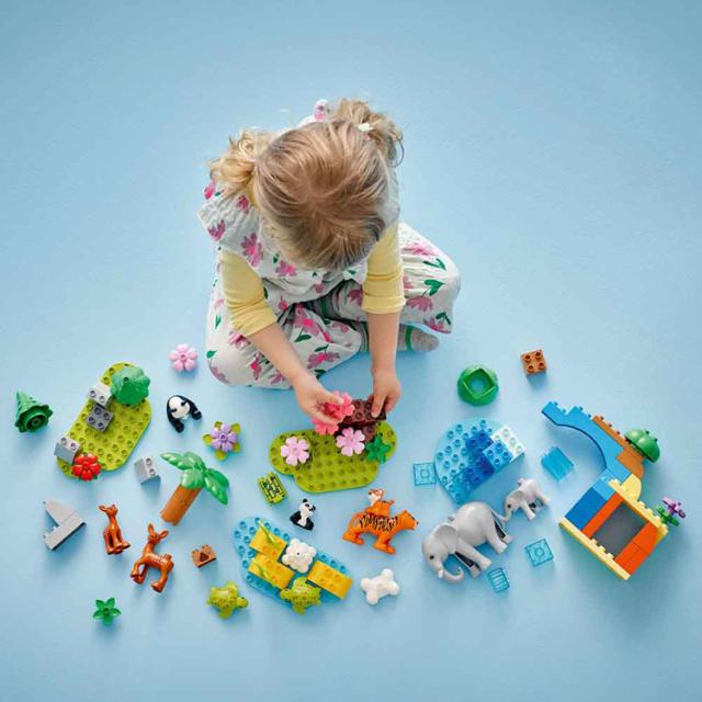 おもちゃ 玩具 ブロック プレゼント 誕生日 クリスマス 幼児 動物 おままごと LEGO デュプロのまち 3in1 どうぶつのかぞく 10446 DUPLO おもちゃ 玩具 ブロック プレゼント 誕生日 クリスマス 幼児 動物 おままごと LEGO 送料無料_4