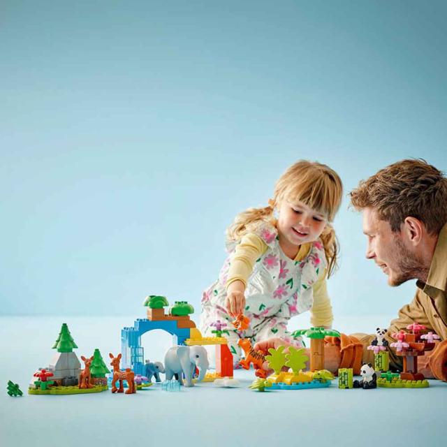 おもちゃ 玩具 ブロック プレゼント 誕生日 クリスマス 幼児 動物 おままごと LEGO デュプロのまち 3in1 どうぶつのかぞく 10446 DUPLO おもちゃ 玩具 ブロック プレゼント 誕生日 クリスマス 幼児 動物 おままごと LEGO 送料無料_5