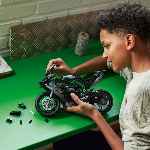 おもちゃ 玩具 ブロック プレゼント 誕生日 クリスマス 小学生 のりもの LEGO Kawasaki Ninja H2R バイク 42170 TECHNIC おもちゃ 玩具 ブロック プレゼント 誕生日 クリスマス 小学生 のりもの LEGO 送料無料_3