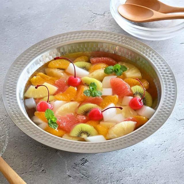 鍋 卓上鍋 蒸し皿セット 22cm ih対応 IH ガス火 なべ 蒸し皿付き 蒸し皿 セット 蒸し器 ステンレス 蒸し鍋 ステンレス蒸し器 皿 蒸し料理 さつまいも 茶碗蒸し 蒸し野菜 キッチン用品 調理器具 下村企販 継ぎ目のないステンレス卓上鍋 47579 *_5