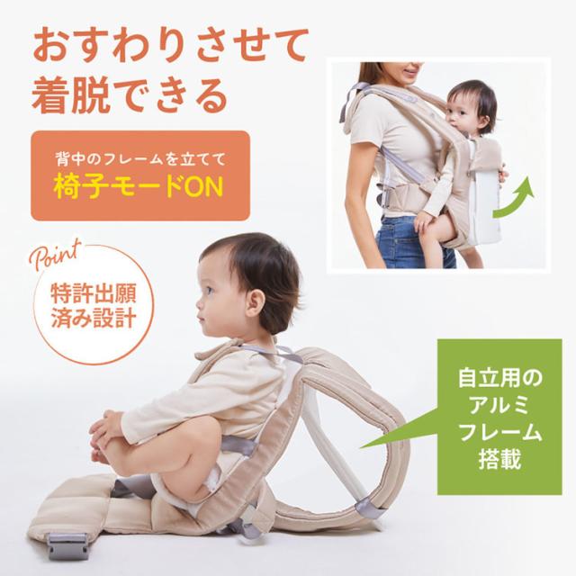 抱っこ紐 新生児 ヒップシート メッシュ 5点式ベルト 抱っこひも コンパクト 出産祝いギフト バブブシッティングキャリア 3060331007 babubu. 抱っこ紐 新生児 ヒップシート メッシュ 5点式ベルト 抱っこひも コンパクト 出産祝いギフト 送料無料_3