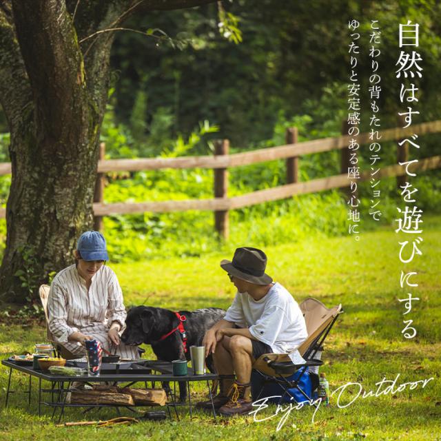 キャンプチェア ロータイプ CC-LOW 全2色 キャンプ アウトドア