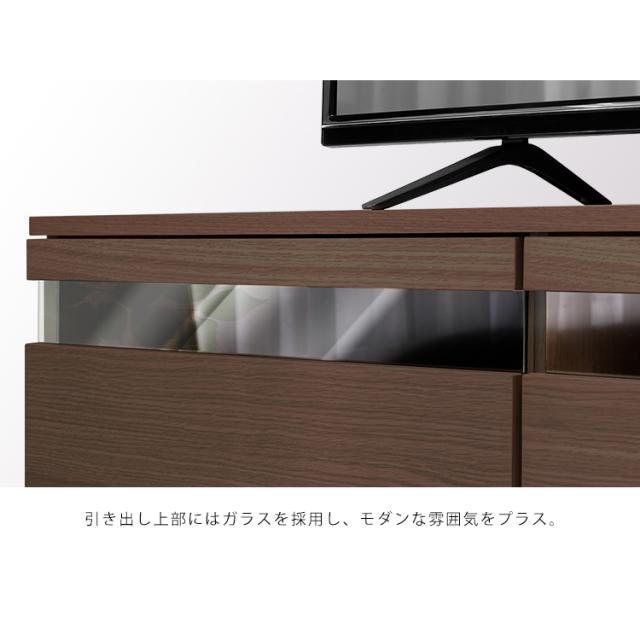テレビ台 アッパータイプ 完成品 幅180 56〜65型 ガラス扉 ガラス テレビボード TV TVボード AVボード 収納 ローボード ロータイプ 配線収納 テレビ収納 ボックステレビ台 65インチ 65型 アイリスオーヤマ 送料無料 【int】_5