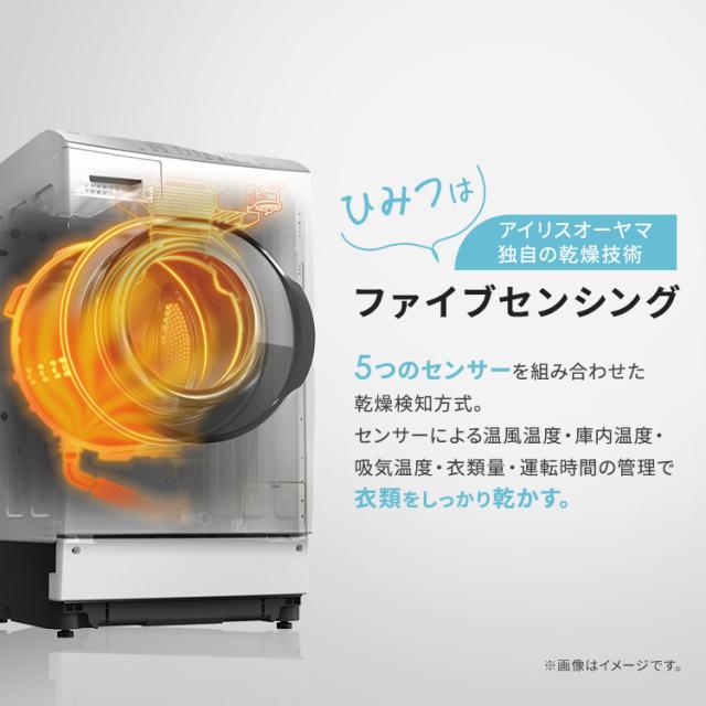 403送料設置無料　アイリスオーヤマ　ドラム式洗濯機　7.5㌔ IRIS OHYAMA 洗濯機 ドラム式 7.5kg 節電 節水 安い 左開き