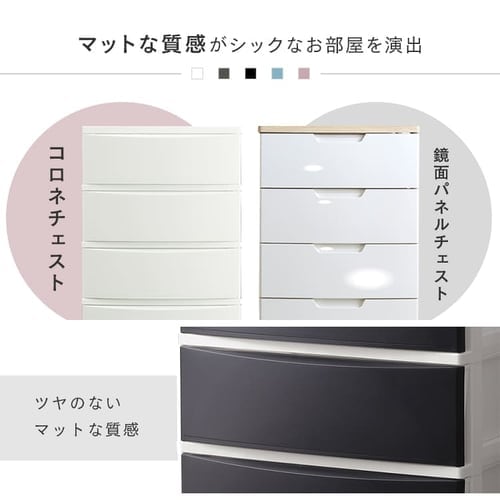 チェスト 5段 2個セット 幅54cm ランドリーチェスト 衣類収納 収納 タンス ワイドチェスト CLN-545 片付け リビング 衣類ケース 収納ケース たんす 箪笥 洋服 洋服タンス リビング収納 マットカラー 組立簡単 新生活 アイリスオーヤマ 送料無料 【int】