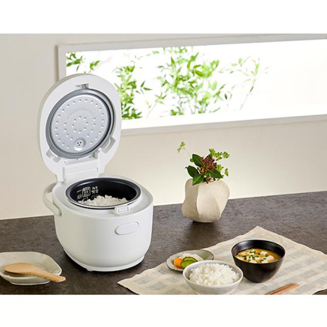 ＼OFFクーポン!~4/30 9:59／炊飯器 3合 一人暮らし アイリスオーヤマ 白 黒 マイコン マイコン炊飯器 新生活 ジャー炊飯器 3合炊き 銘柄炊き おしゃれ シンプル 3合炊飯器 送料無料 ホワイト ブラック RC-MDA30 調理家電 キッチン家電 送料無料 [kdn] 安心延長保証対象_2