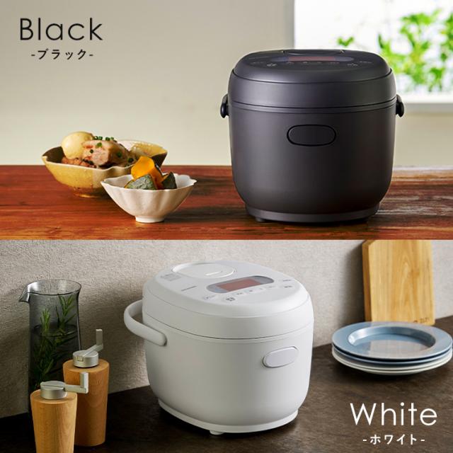＼OFFクーポン!~4/30 9:59／炊飯器 3合 一人暮らし アイリスオーヤマ 白 黒 マイコン マイコン炊飯器 新生活 ジャー炊飯器 3合炊き 銘柄炊き おしゃれ シンプル 3合炊飯器 送料無料 ホワイト ブラック RC-MDA30 調理家電 キッチン家電 送料無料 [kdn] 安心延長保証対象_8