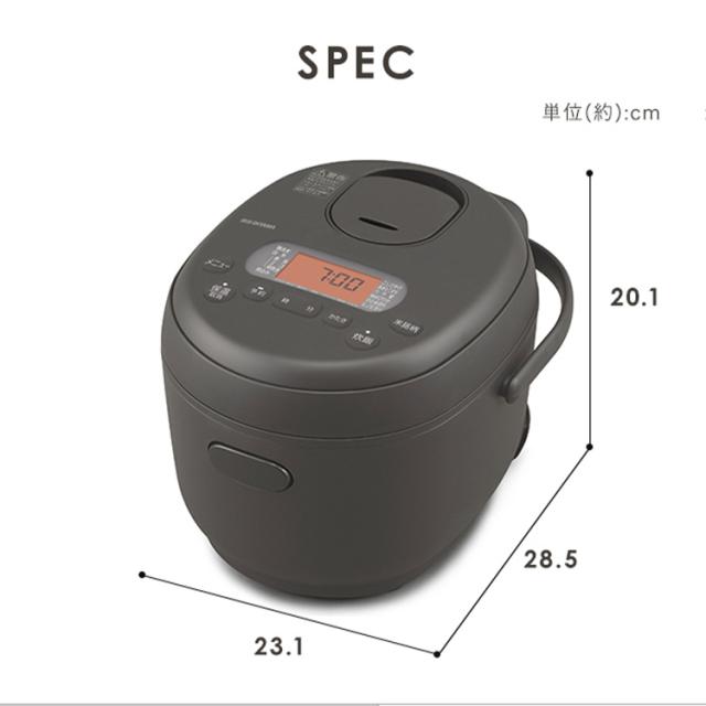 ＼OFFクーポン!~4/30 9:59／炊飯器 3合 一人暮らし アイリスオーヤマ 白 黒 マイコン マイコン炊飯器 新生活 ジャー炊飯器 3合炊き 銘柄炊き おしゃれ シンプル 3合炊飯器 送料無料 ホワイト ブラック RC-MDA30 調理家電 キッチン家電 送料無料 [kdn] 安心延長保証対象_9