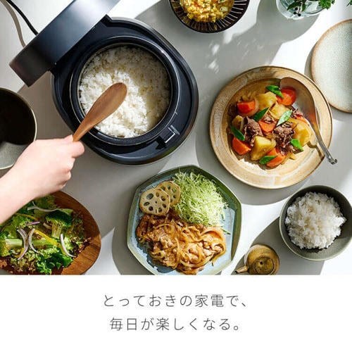 炊飯器 3合 一人暮らし アイリスオーヤマ マイコン炊飯器 1人暮らし ひとり暮らし 新生活 お手入れ簡単 銘柄炊き 無洗米 早炊き 省エネ 早炊き 麦飯 玄米 雑穀米 おかゆ ホワイト グレー アッシュ 白 シンプル RC-MSA30 安心延長保証対象_4
