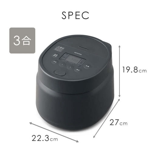 炊飯器 3合 一人暮らし アイリスオーヤマ マイコン炊飯器 1人暮らし ひとり暮らし 新生活 お手入れ簡単 銘柄炊き 無洗米 早炊き 省エネ 早炊き 麦飯 玄米 雑穀米 おかゆ ホワイト グレー アッシュ 白 シンプル RC-MSA30 安心延長保証対象_14