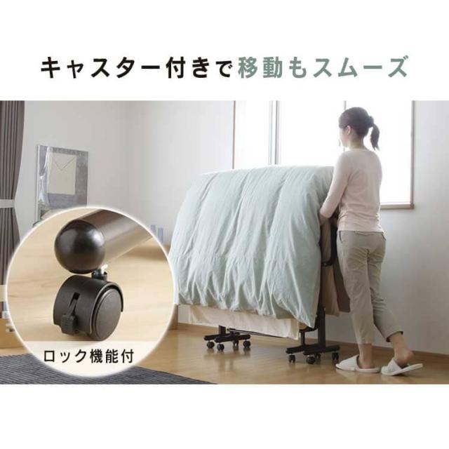 ベッド シングル すのこ 折り畳み すのこベッド フレーム ベッド