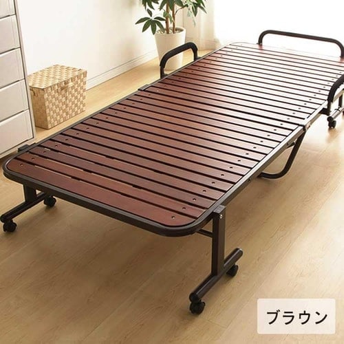 ベッド シングル すのこ 折り畳み すのこベッド フレーム ベッド