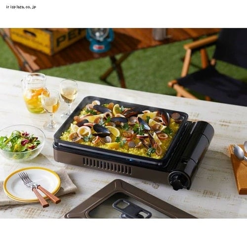 カセットガスホットプレート 焼き上手さんβ ブラウン CB-GHP-B IWATANI 岩谷 イワタニ カセットガス ホットプレート カセットコンロ 焼き上手さん コードレス 送料無料_2
