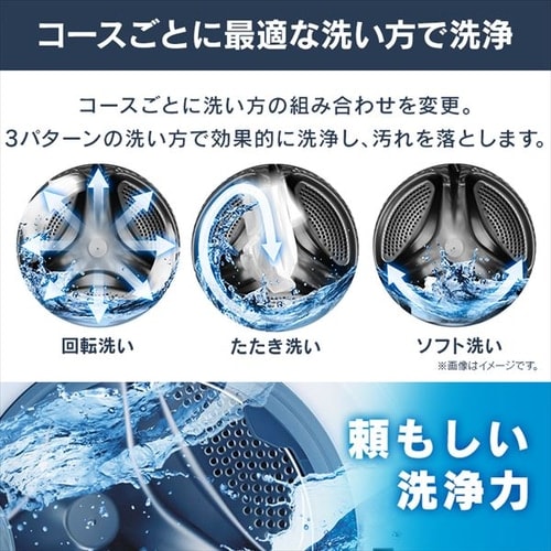 [設置無料] ドラム式洗濯機 洗濯機 全自動洗濯機 8kg FLK842 洗濯乾燥機【代引不可】ふんわり しわ取りコース 温水洗浄 左開き 洗濯乾燥機 乾燥4kg 送料無料 安心延長保証対象【HS】_7
