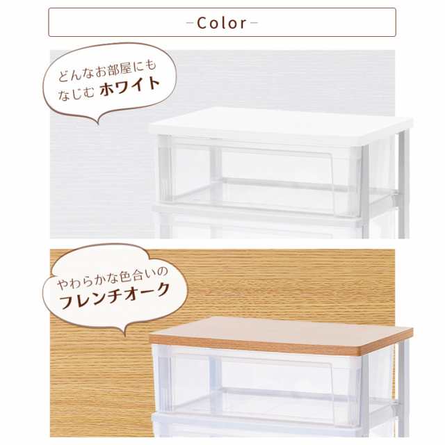 チェスト 5段 幅約54cm クリアチェスト 衣替え 収納 アイリスオーヤマ NSW-545 ウッドトップチェスト 北欧 収納用品 収納チェスト 収納ケース 衣類収納 洋服 ケース フレンチオーク クリア タンス おしゃれの通販は