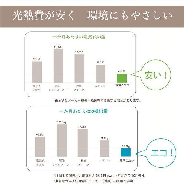 こたつ布団3点セット（こたつ掛布団 こたつ敷布団 こたつカバー）掛布団サイズ205×315cm 「ラディ」 6尺こたつ台適用 洗えるカバー付き [代引不可] こたつ 布団 大判 長方形大判 6尺 ふんわり 暖かい コタツ 三点セット 送料無料【int】_5