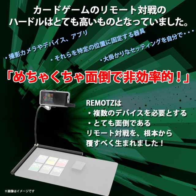 スマホスタンド Remotz カードゲームのリモート対戦をスマホ1台で 0431 Tc Toyger アーム トレカ トレーディングカード Tcg ポケカ ポの通販はau Pay マーケット モバイルランド