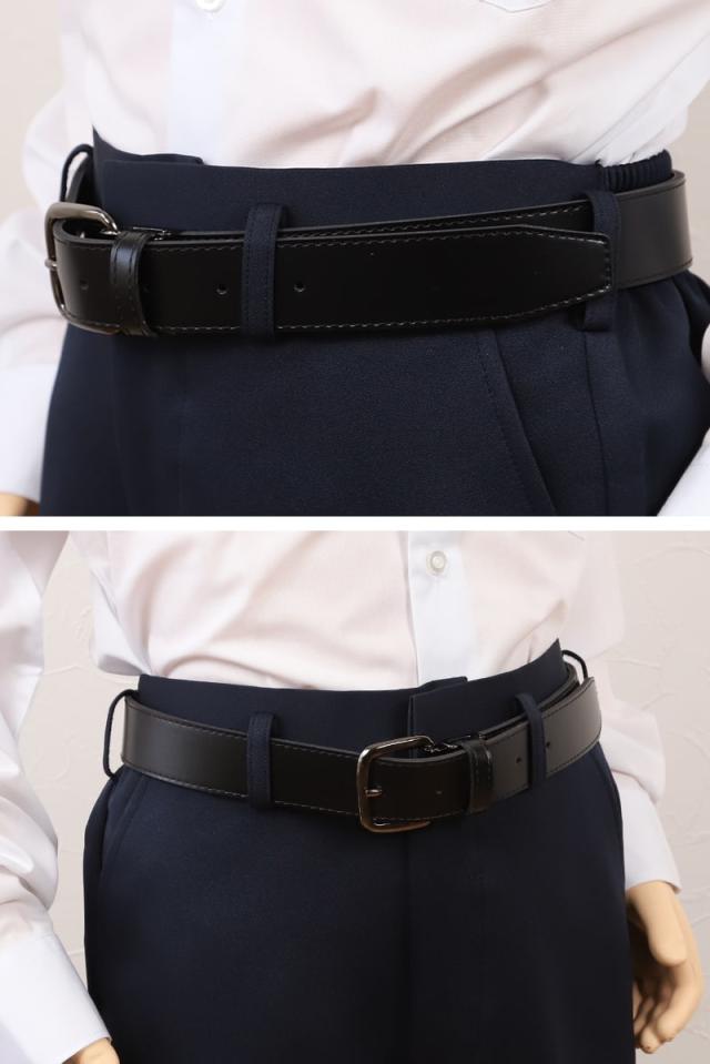 学生ベルト 黒ニッケルバックル 100cmの通販はau Pay マーケット すててこねっと