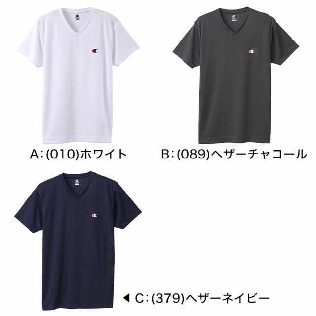 ヘインズ Champion メンズ Tシャツ メッシュ VネックTシャツ M〜LL