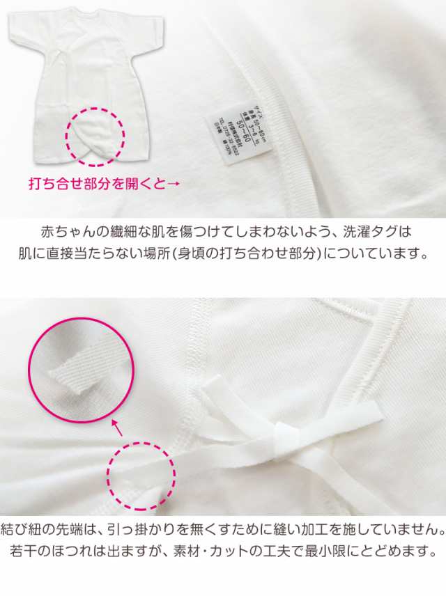 新生児 肌着 コンビ肌着 ロンパース 無地 2枚組 綿100% 日本製 50-60cm (コットン 男の子 女の子 出産準備 出産祝い 下着 ギフト  プレゼの通販はau PAY マーケット 下着・靴下のすててこねっと au PAY マーケット－通販サイト