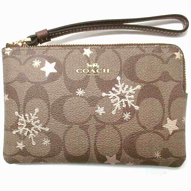 コーチ ポーチ COACH アウトレット シグネチャー キャンバス