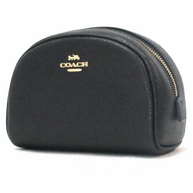 コーチ ポーチ COACH アウトレット クロスグレイン レザー ドーム