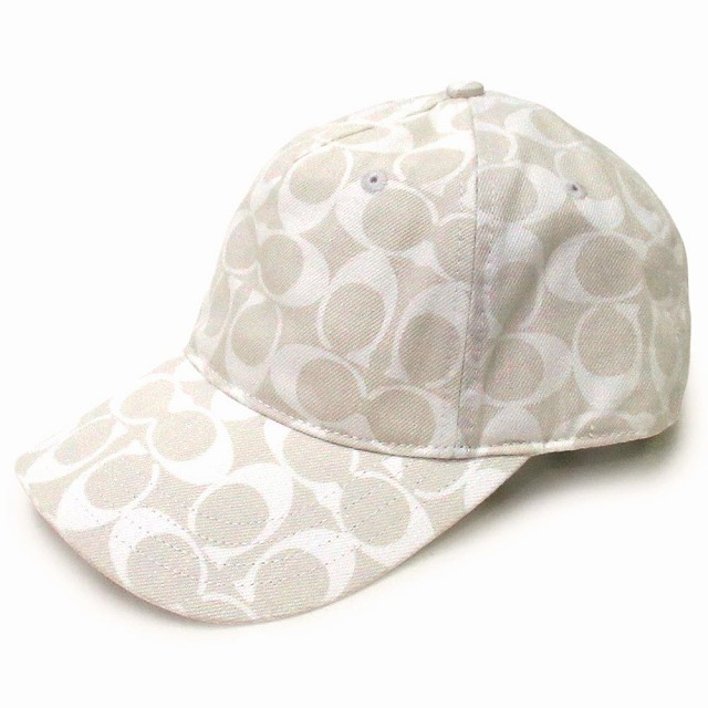 コーチ 帽子 COACH アウトレット シグネチャー デニム ベースボール キャップ CH404 CHKの通販は 8,330円