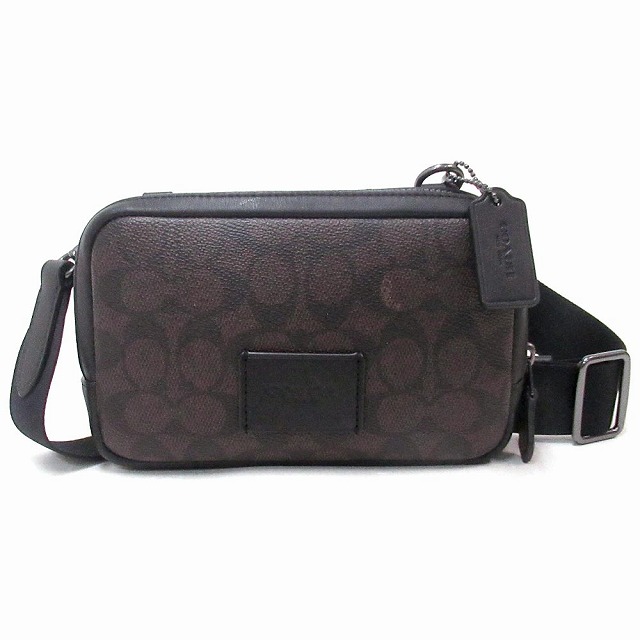 コーチ バッグ メンズ COACH アウトレット シグネチャー キャンバス キャリア フォーン クロスボディ ショルダーバッグ CW346 QBXAMの通販は