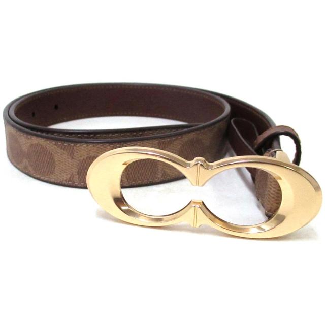 コーチ ベルト COACH  アウトレット シグネチャー バックル レザー レディース ベルト CX061 IMXHEの通販は 11,700円