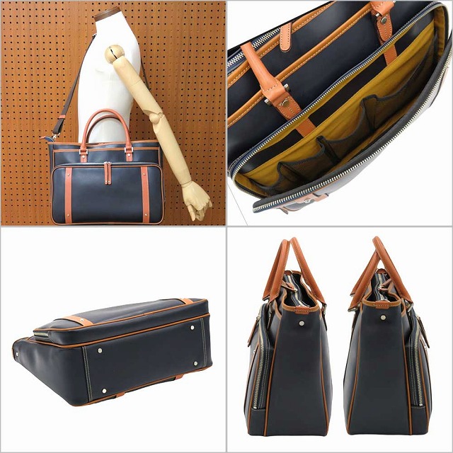 Kiwada 豊岡製鞄 パトリック  2本手ビジネスバッグ 日本製（兵庫県豊岡） MADE IN 豊岡 5023-60NAの通販は