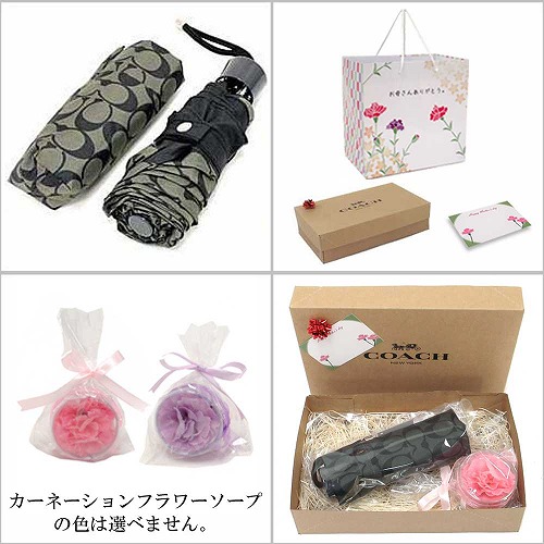 母の日 ギフトセット コーチ 傘 Coach アウトレット シグネチャー ミニ アンブレラ 折り畳み傘 F Slcbkの通販はau Pay マーケット セレクトag