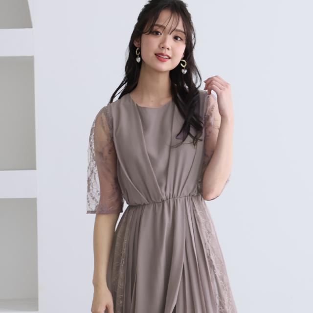 117211222 結婚式 ワンピース パーティードレス ドレス フォーマル